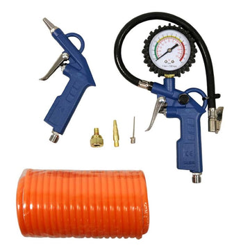 Rongpeng RP8031K6 6 piece inflating kit with adapters and connectors