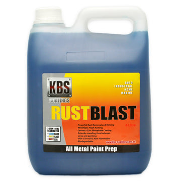 KBS 3-step rust treatment process diagram