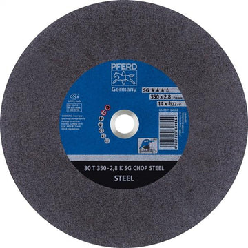 Pferd General Purpose Cut Off Disc 80T 350x2.8mm A36 KSG CHOP, each | PPS Industries