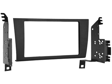 Lexus GS Series double-DIN radio facia kit, matte black ABS plastic