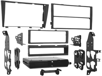 Metra facia kit for Toyota Altezza and Lexus IS Series, matte black, DIN and ISO mount compatible