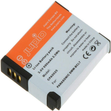 Jupio Camera Battery Panasonic DMW-BCL7 3.6V 690mAh