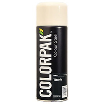 Colorpak Coloursteel Aerosol Spraypaint Titania can