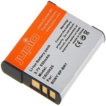 Jupio Sony NP-BN1 3.7V 630mAh Li-Ion camera battery with infochip