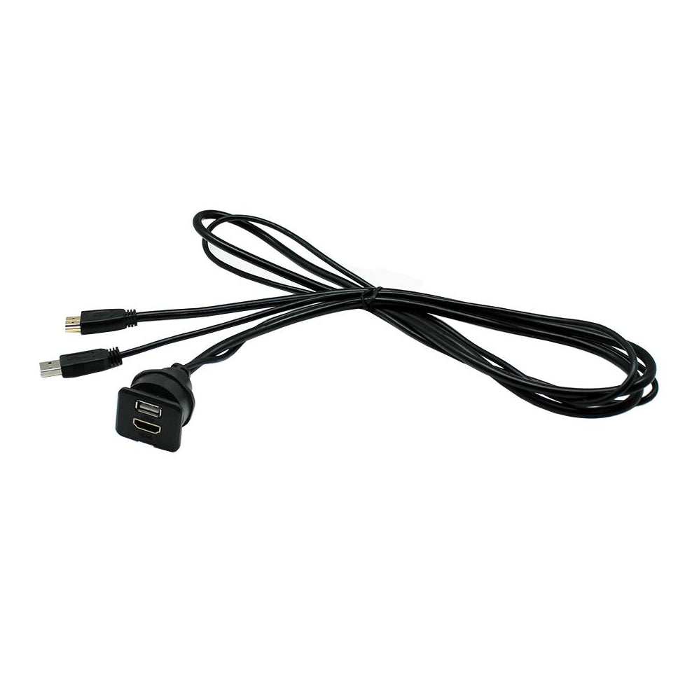 Hdmi And Usb 1.5m Dash Mount Extension Cable Engineers Collective