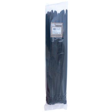 ISL 580 x 12.7mm black UV nylon cable tie, pack of 50