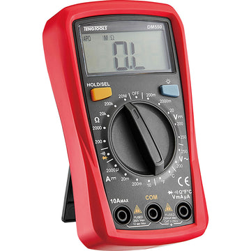 Teng Digital Multimeter with fold-out stand and test leads