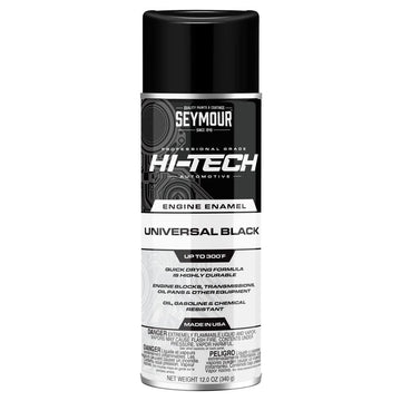 Seymour Engine Enamel Aerosol Universal GM Black spray can