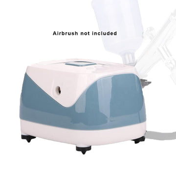 Formula Airbrush Compressor Blue gravity feed unit with PVS hose