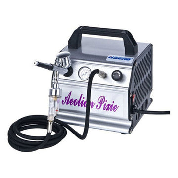 Formula Gravity airbrush kit with 1/6HP compressor and 300mL air tank