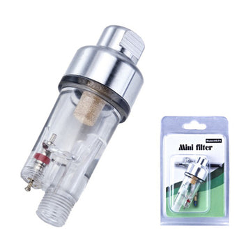 Formula airbrush oil and moisture filter water trap
