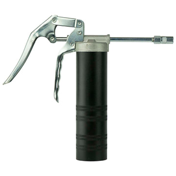 Groz pistol grip spin-on grease gun with steel extension and coupler