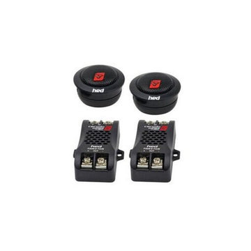 Cerwin-Vega 1 inch balanced metal dome tweeter pair with external crossover HED series