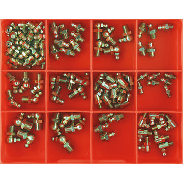 Champion 105-piece metric grease nipple assortment in cardboard box