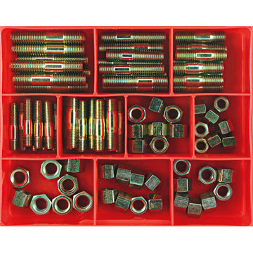Champion 80-piece manifold studs and nuts assortment in metric and UNC sizes