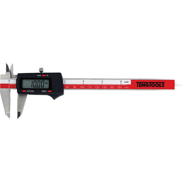 Teng digital caliper 150mm with display showing measurement