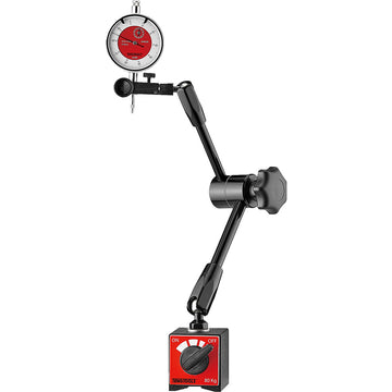 Teng dial indicator with magnetic stand, 58 mm dial face, measuring range 0–10 mm