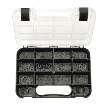 Champion GJ 115-piece imperial circlip grab kit with external and internal snap rings