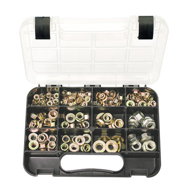 Champion GJ 160-piece metric flange nut grab kit in storage box