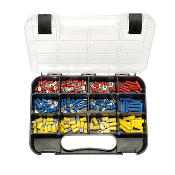 Champion GJ Grab Kit 170 piece crimp terminals assortment with red blue and yellow insulated connectors and eyelets