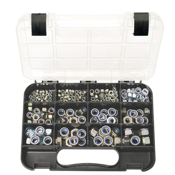Champion GJ 195 piece self-lock nuts metric grab kit with nylon insert, M4 to M14