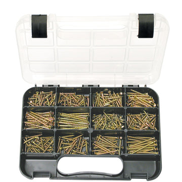 Champion GJ Grab Kit 375 piece chipboard screws assortment box
