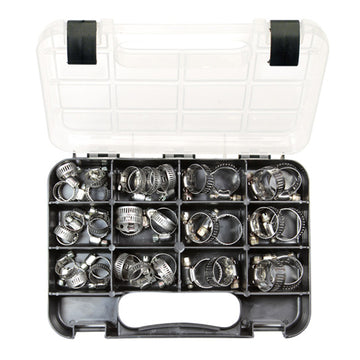 Champion GJ 42-piece stainless steel band hose clamp grab kit with four sizes