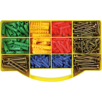 Champion GJ Grab Kit 500pc Wall plug & Screws Kit** | ISL