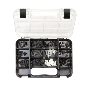 Champion GJ 72-piece plastic Christmas tree trim clips grab kit, 12 sizes