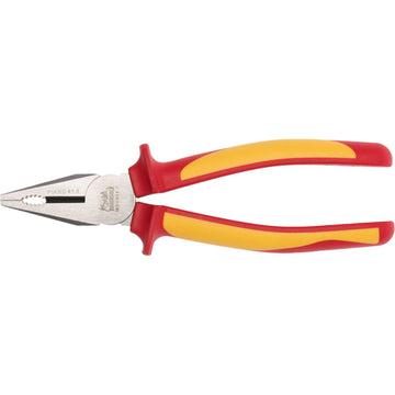 Teng MB 7in 1000V VDE combination plier with serrated pipe grip and TPR handle