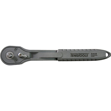 3/8in drive 4430 stainless steel ratchet handle with 36-tooth mechanism and quick release button