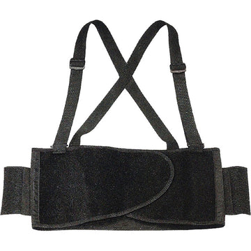 TTG Economy Back Support Belt XL with adjustable elastic side pulls and spring steel stays