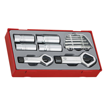 Teng 11pc Stud & Nut Remover Set in TC-Tray with removable lid