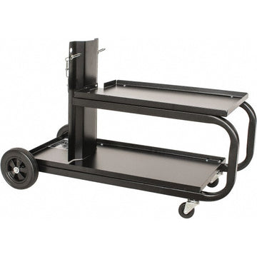 ProEquip PE6030 universal welding cart with two trays and storage shelf