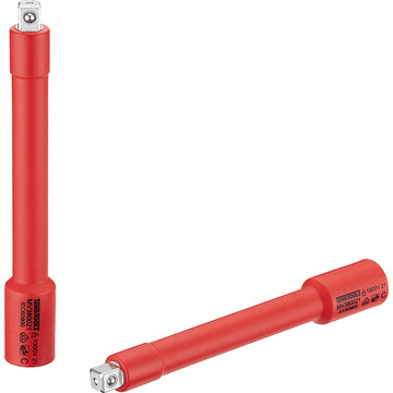 Teng 1000V VDE 3/8in drive insulated extension bar 166mm with two-colour insulation