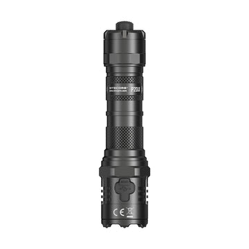 Nitecore P20iX tactical rechargeable torch with ceramic-tipped strike bezel