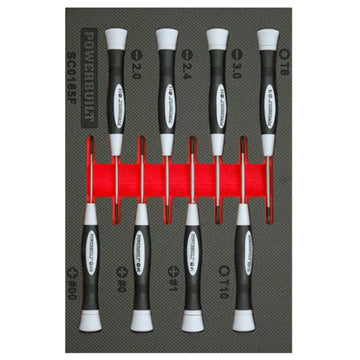Powerbuilt 9pc Precision Screwdriver Tray | Alltrade
