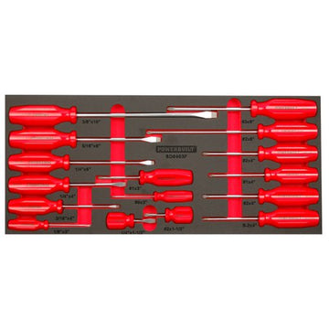 Powerbuilt 17pc Screwdriver Tray | Alltrade