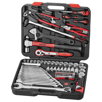 Teng 105-piece 1/2 inch drive metric tool set in portable hard case