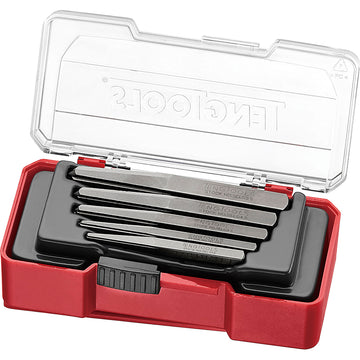 Teng 5pc square screw extractor set in TJ storage tray with clear lid