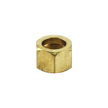 1/8in Brass Nut Solder-On** – 1/8" | ISL