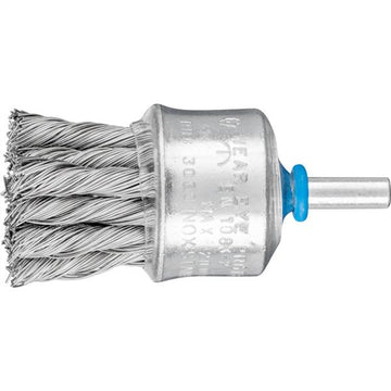 PFERD Shank Mounted End Brush, Knotted PBG 3028/6 Inox 0,35 | PPS Industries