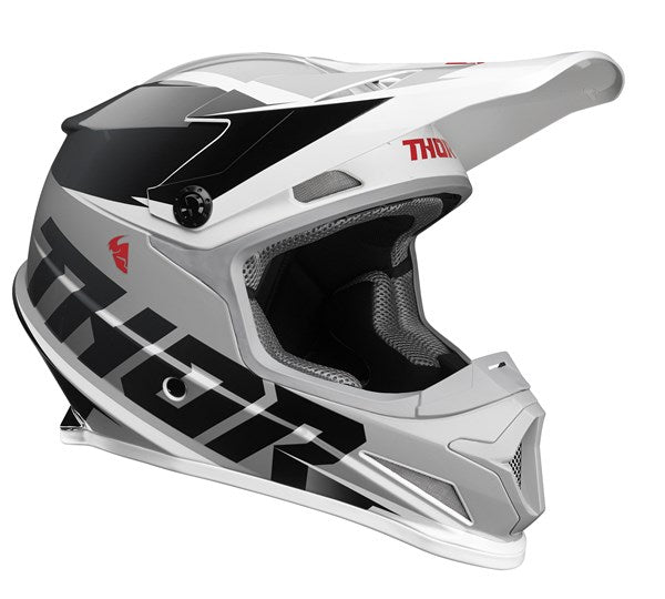 Helmet S23 Thor Mx Sector Fader Black White Large | Formula