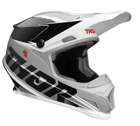 Helmet S23 Thor Mx Sector Fader Black White Large | Formula