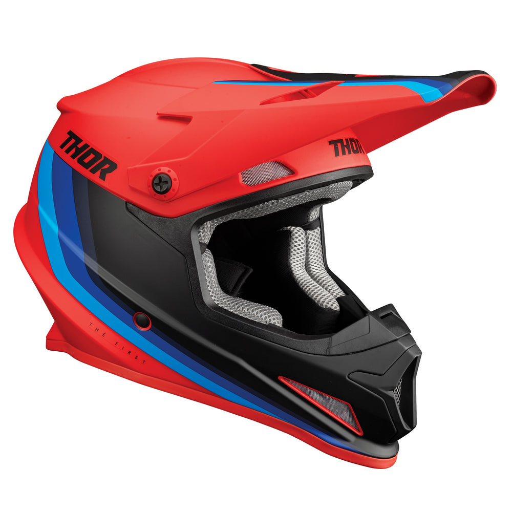 Helmet S23 Thor Mx Sector Runner Mips Red Blue Medium | Formula