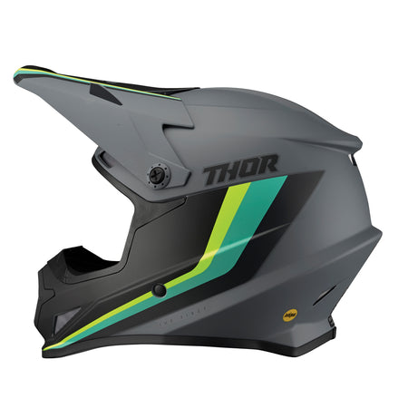 Helmet S23 Thor Mx Sector Runner Mips Grey Teal Large | Formula