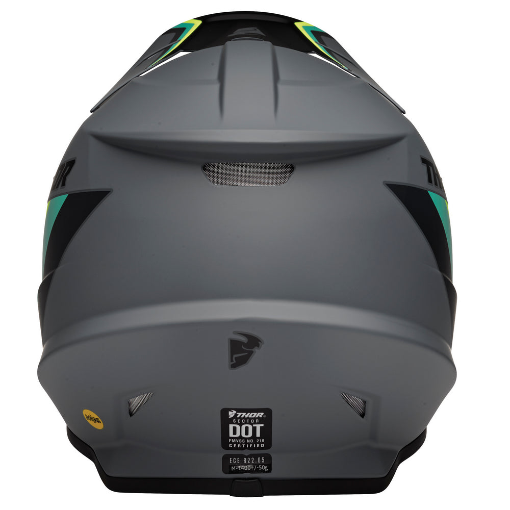 Helmet S23 Thor Mx Sector Runner Mips Grey Teal Xl | Formula