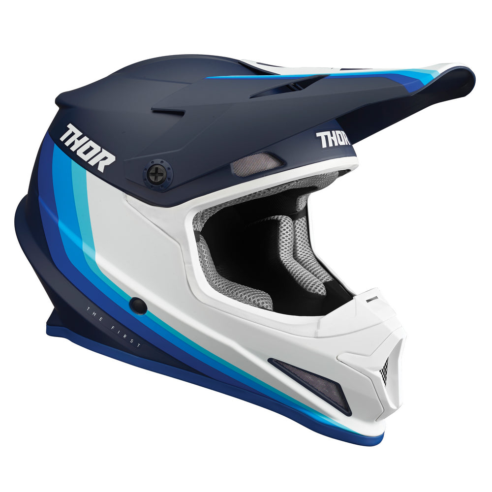 Helmet S23 Thor Mx Sector Runner Mips Navy White Xl | Formula