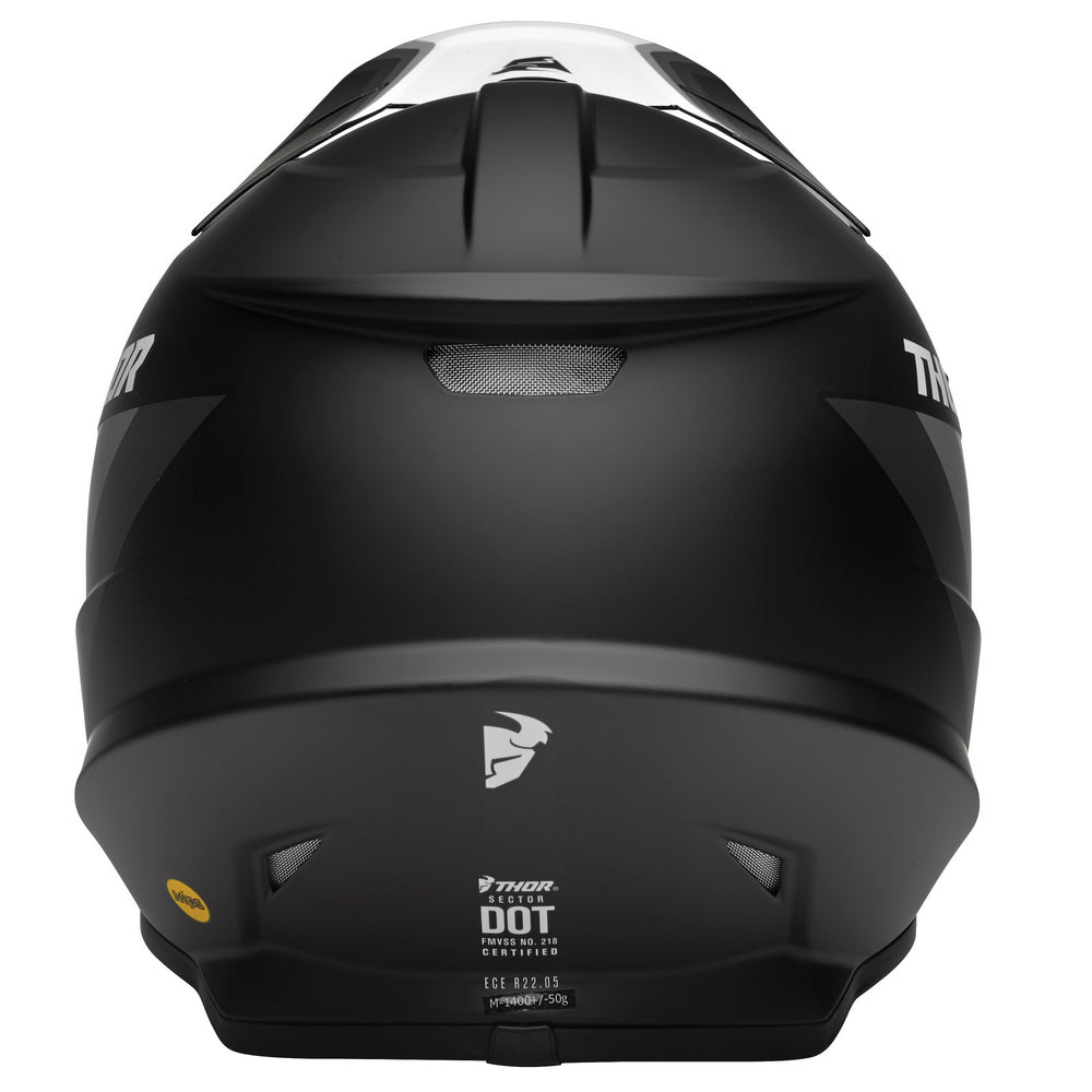 Helmet S23 Thor Mx Sector Runner Mips Black White Medium | Formula