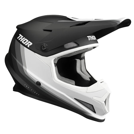 Helmet S23 Thor Mx Sector Runner Mips Black White Xl | Formula